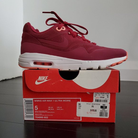 Nike | Woman's 5 | Air Max 1 Ultra Moire - Picture 1 of 5